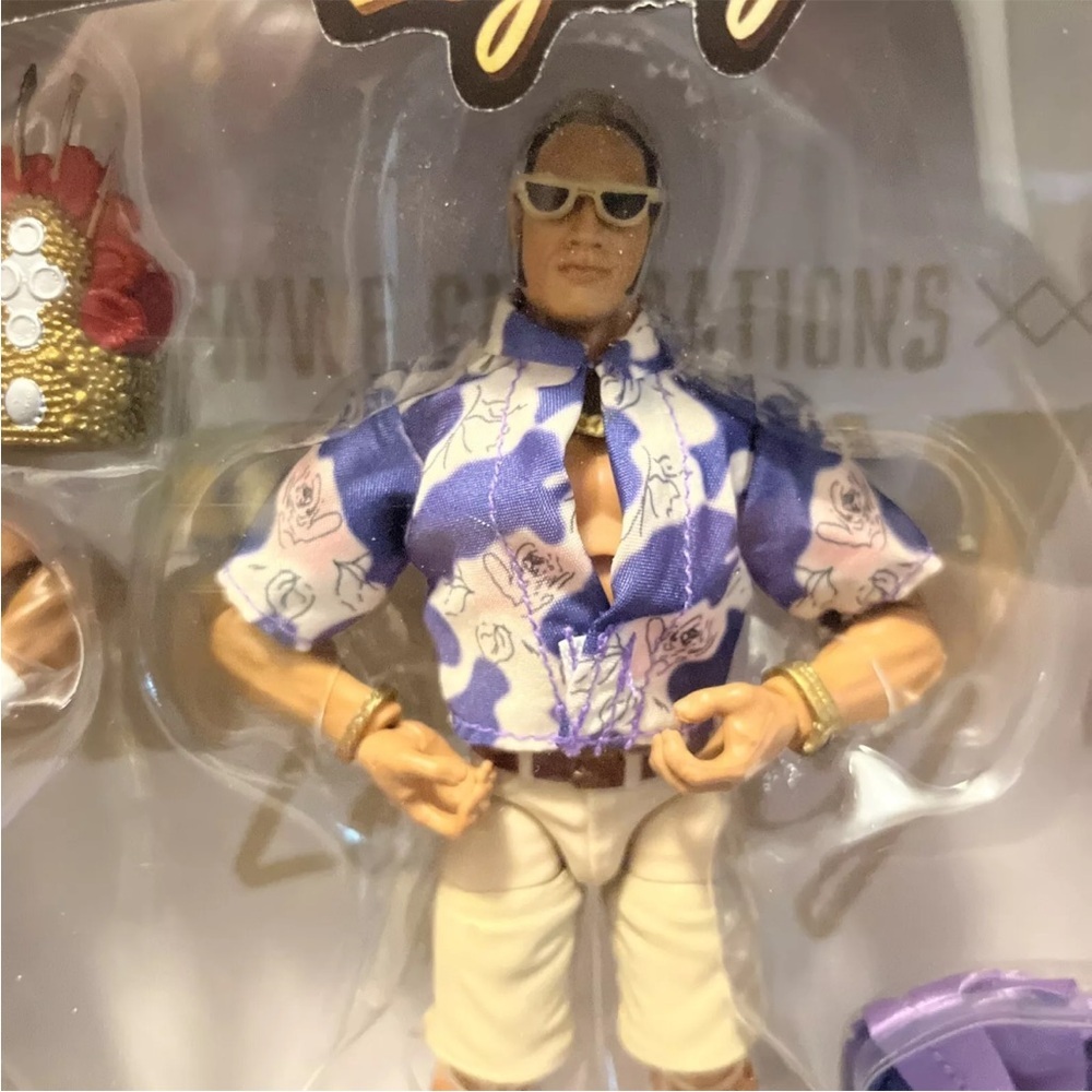 WWE Mattel Elite Rock, Rocky Johnson, Peter Maivia WWE Generations Legacy 3-Pack - Picture 3 of 5
